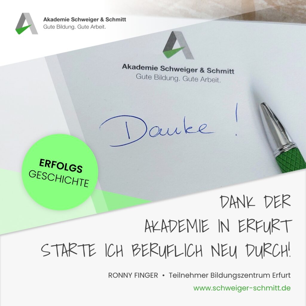 Erfolgsgeschichte Akademie Schweiger & Schmitt Erfurt
