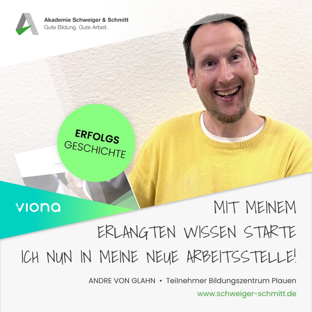 Erfolgsgeschichte Viona Akademie Schweiger & Schmitt Plauen